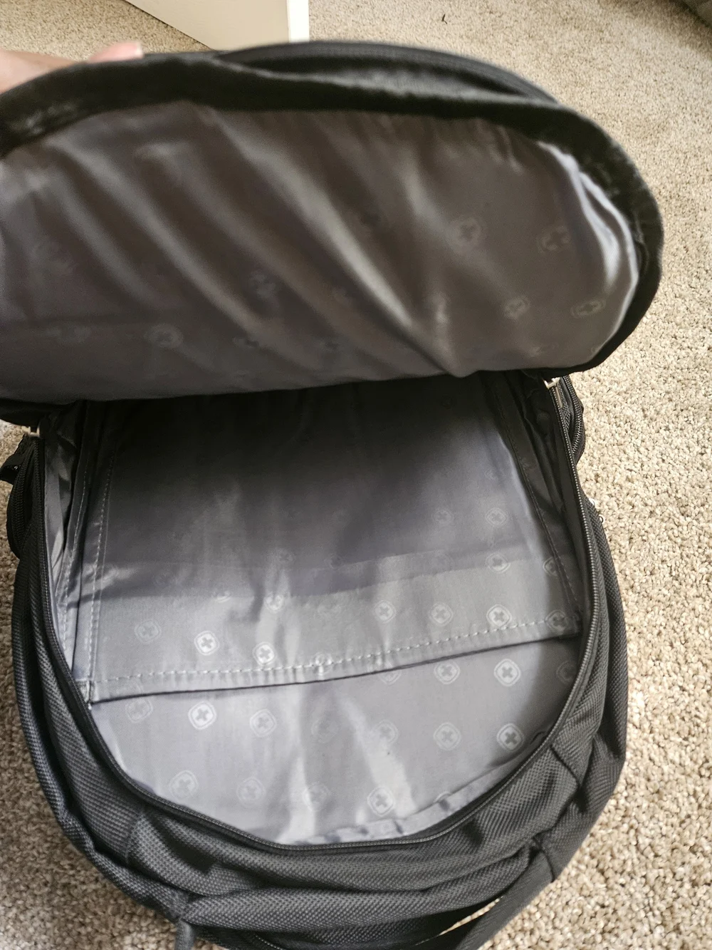 UNIF Black Men's Backpack - Versatile Travel & Work Bag
